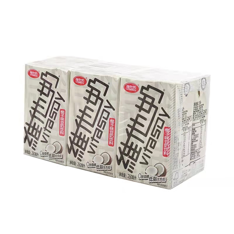 维他奶椰子味豆奶盒装4组*6支*250ML 珠光贝母
