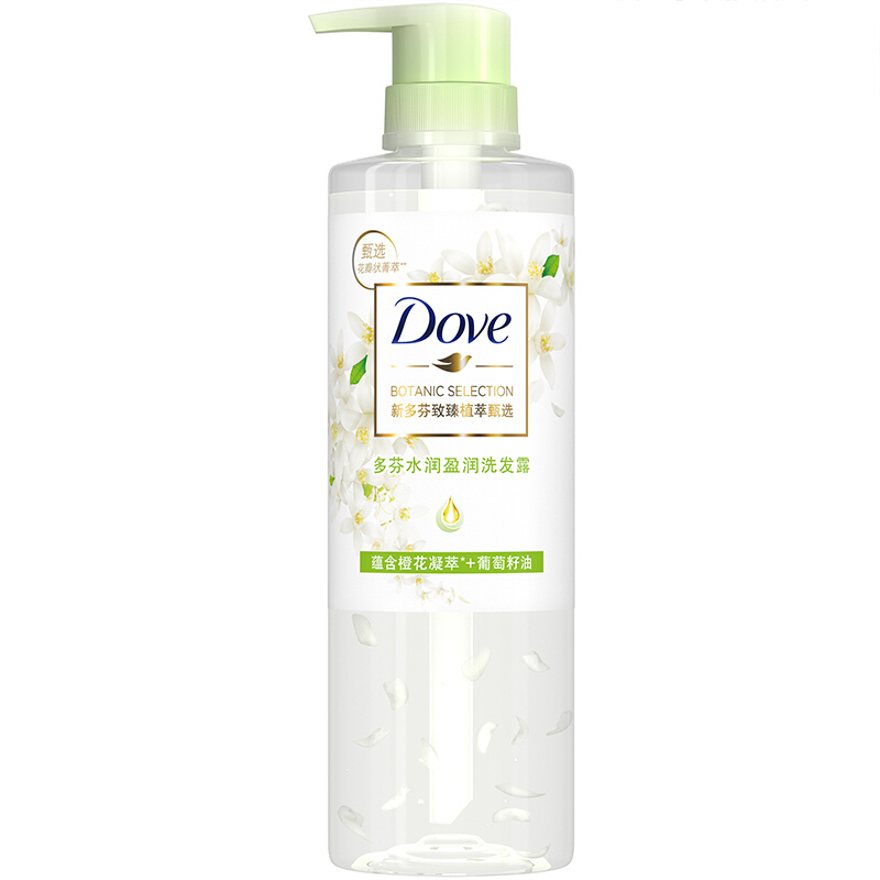 多芬 无硅油蓬松 470ml/瓶 氨基酸洗发水 绿色（单位：瓶）