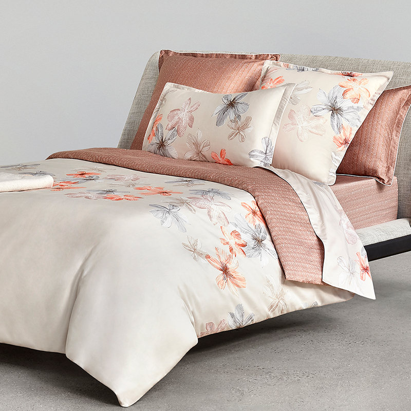 BOSS HUGO BOSS Peach Blossom全棉四件套HBCA029双面工艺（单位：套） 象牙色