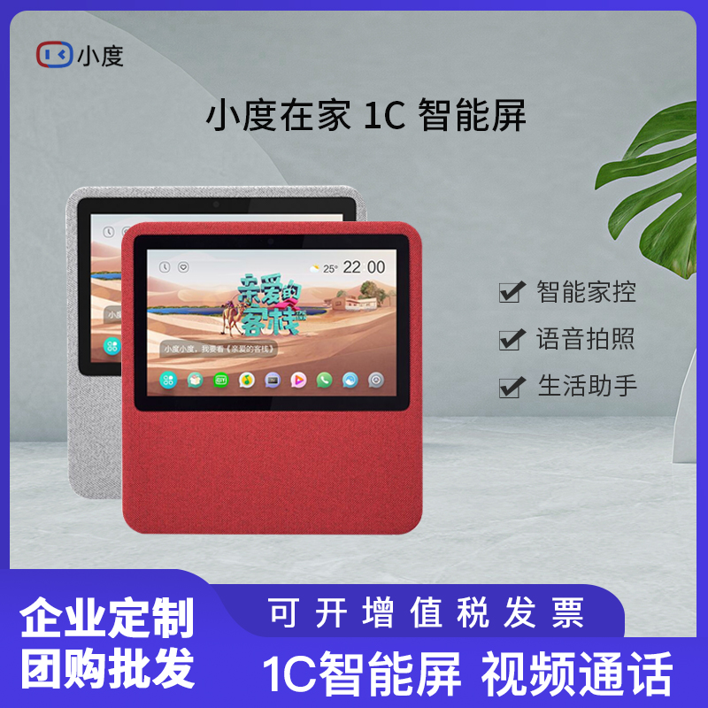 小度在家 1C音箱（NV2101)公开版  浅灰色  