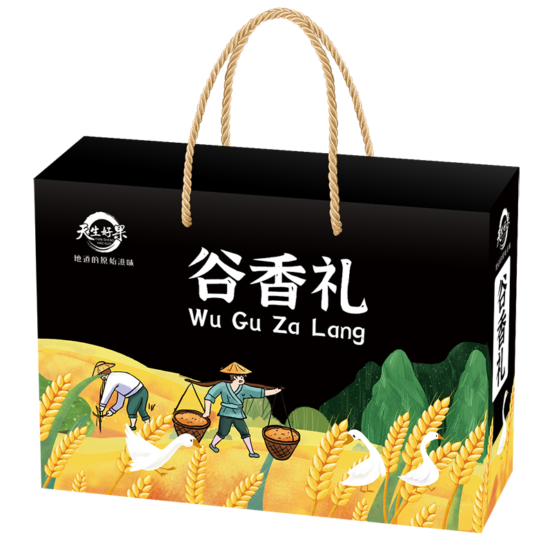 天生好果五谷杂粮礼盒谷山礼1600g组合装粗粮八宝粥伴手礼  1600g  