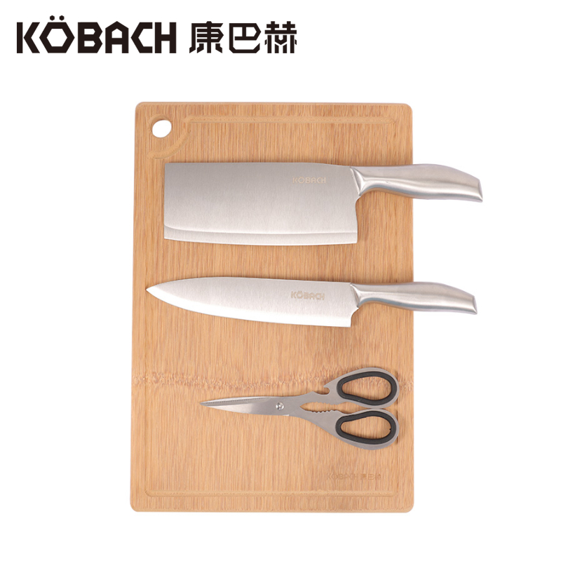 康巴赫（KBH）厨房四件套  KOM20A4 【14050174】（单位：个） 不锈钢色