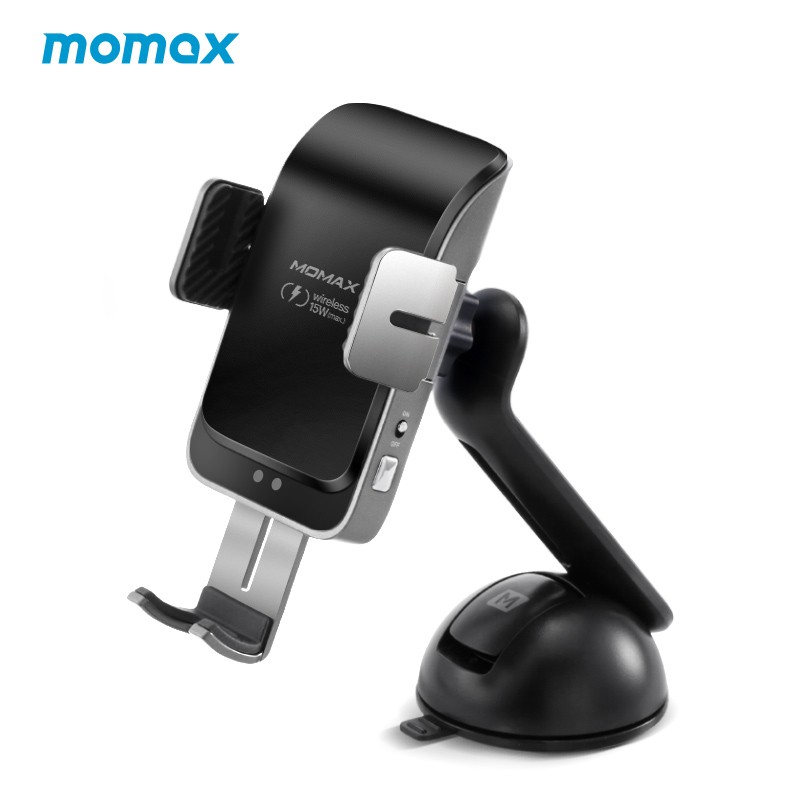 摩米士Q. MOUNT SMART2红外智能感应无线充电车载支架套装（15W）CM12  黑色  