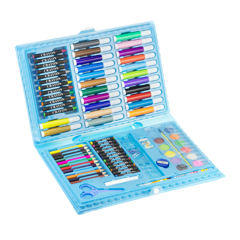 B+BG ENSWEET  儿童绘画套装86PCS  YSW2074 （单位：套） 蓝色