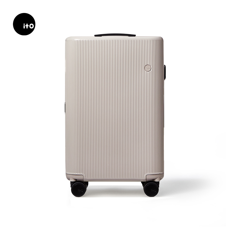 ITO开心果系列网红拉杆箱LIGHT条纹（单位：个） 白色 20寸