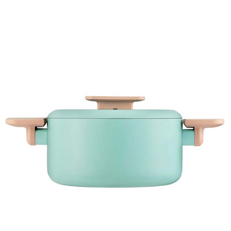 三禾锅具Kreate  (国色添香)汤锅LT20T3  绿色  