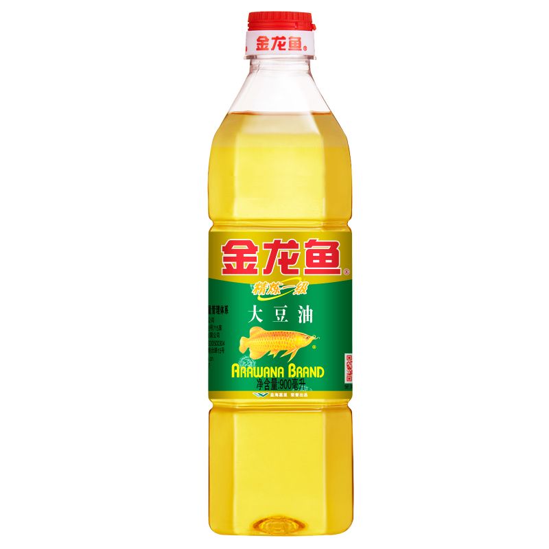 金龙鱼精炼一级大豆油（单位：瓶） 900mL