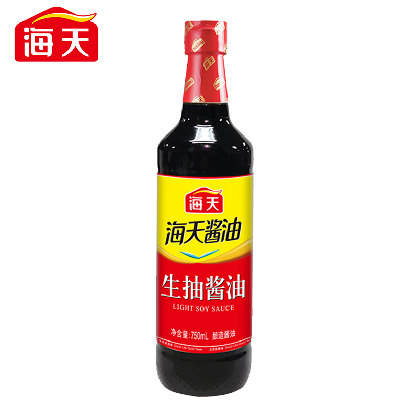 海天生抽酱油750ml（中华老字号） 黑色