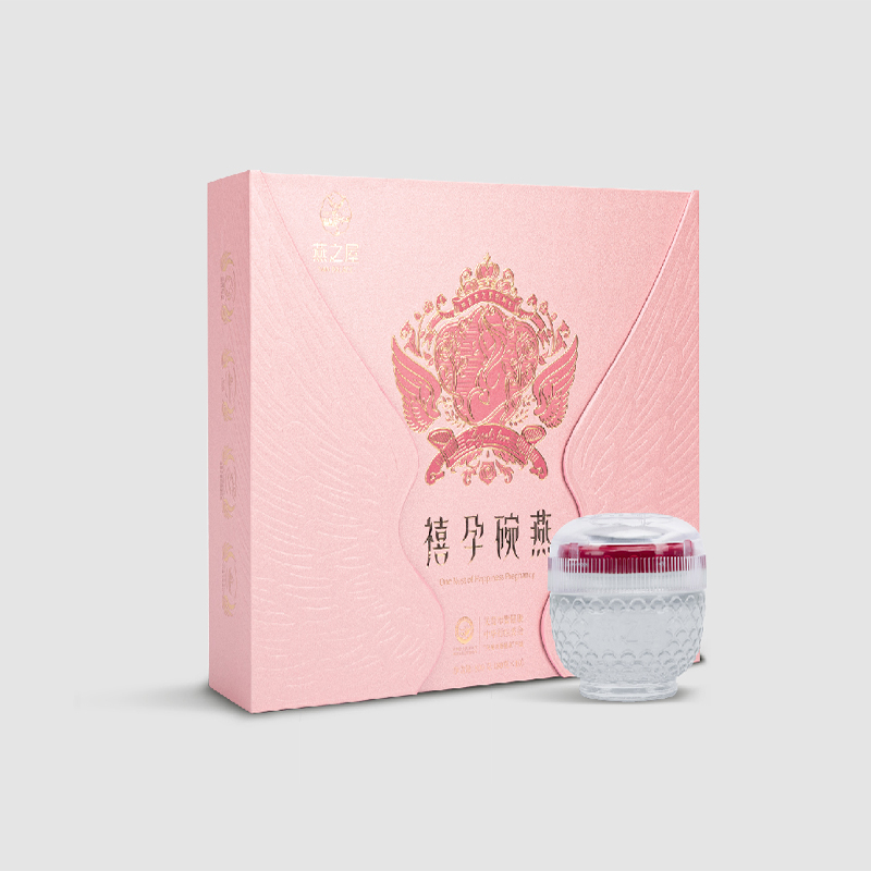 燕之屋-禧孕碗燕燕窝（粉色款）80g*10  粉色  