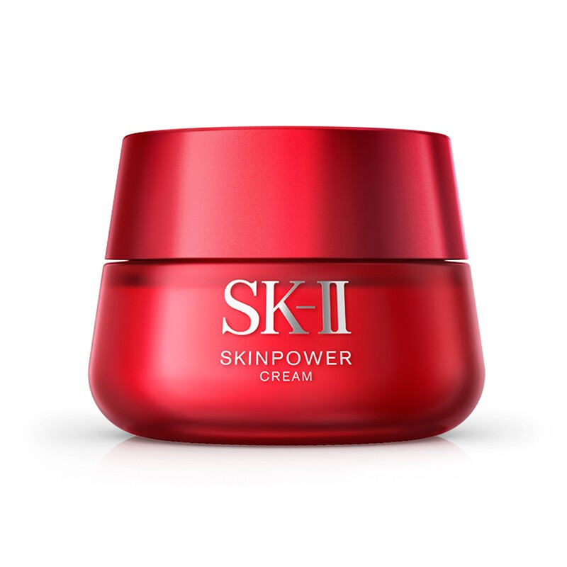 SK-II赋能焕采精华霜(轻盈型)80g  红色  