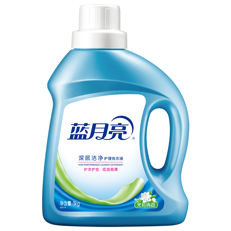 蓝月亮茉莉清香洁净1kg 10000156  瓶装 蓝色