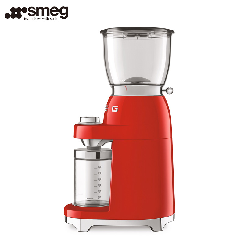 SMEG斯麦格CGF01意大利进口 电动磨豆机咖啡豆研磨机咖啡机磨粉机（单位：台） 红色