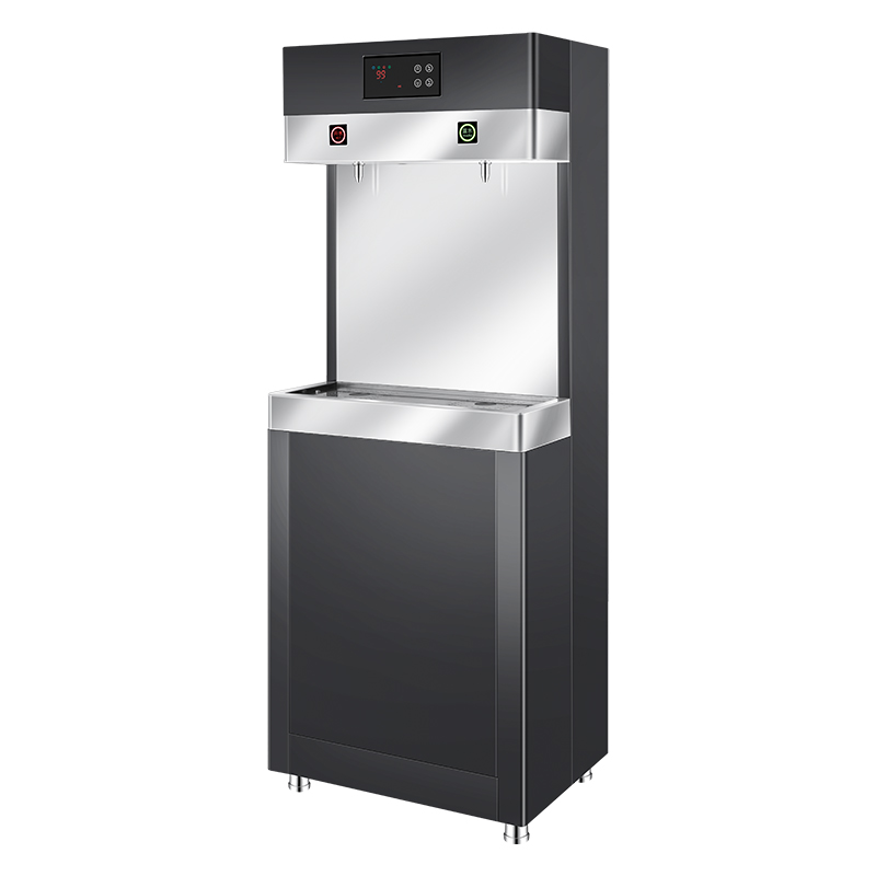 奥克斯（AUX）商用净水器直饮机大流量加热净饮一体机反渗透工厂办公室学校医院净水机一开一常温400G X180  黑色  