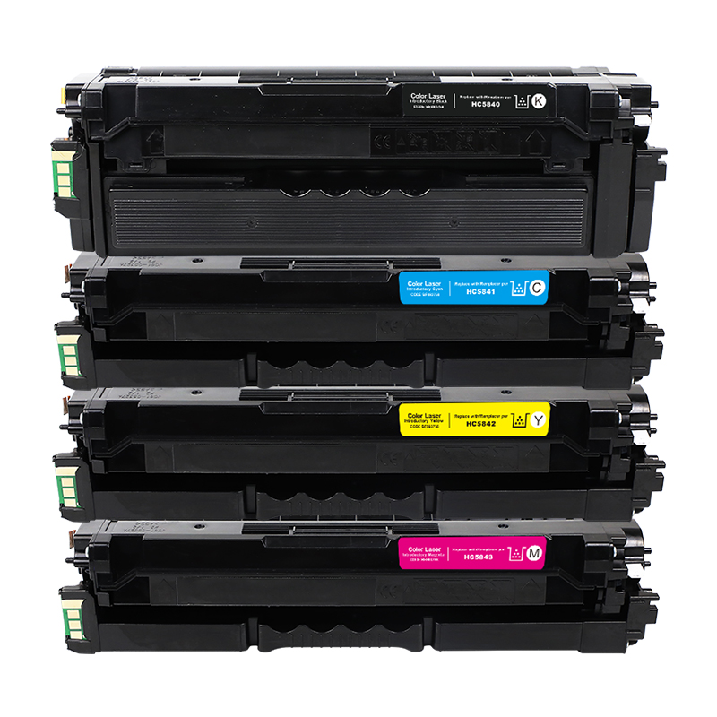 得印 HC5840粉盒四色套装 华讯方舟1780硒鼓 适用华讯方舟 HS1680硒鼓HM1780粉盒 HC5840粉盒墨盒 墨粉盒 混色