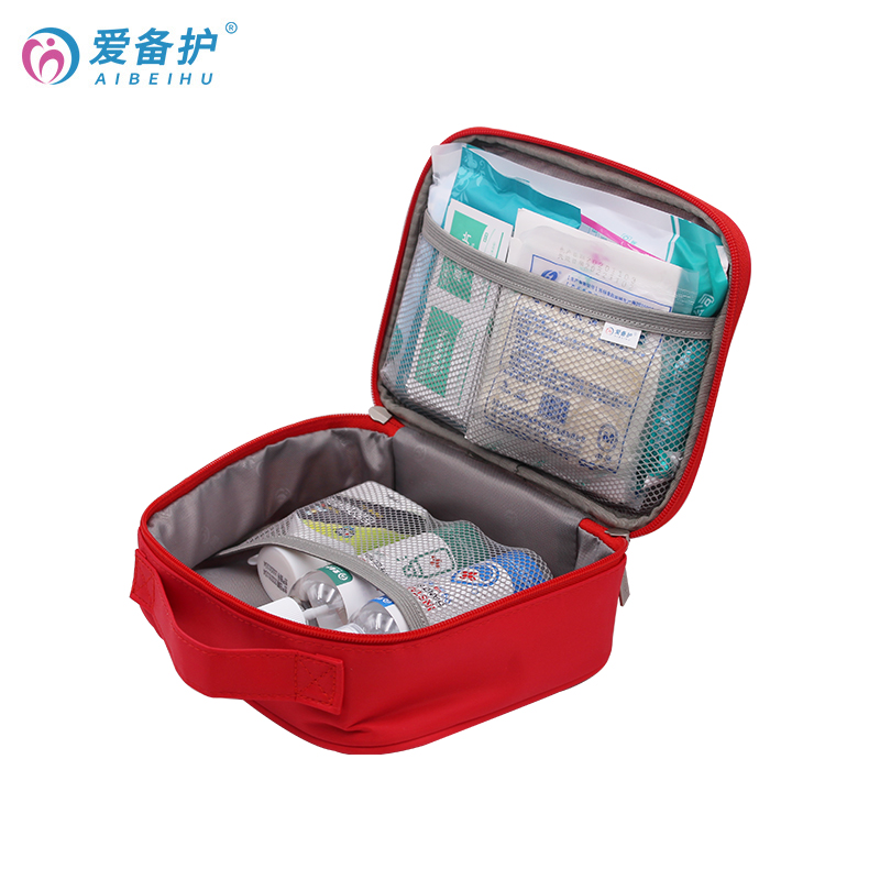 爱备护急救包户外家用防控防护包旅行应急包便携车载应急救援包防水包 ABH-L006M L006M 手提  红色  