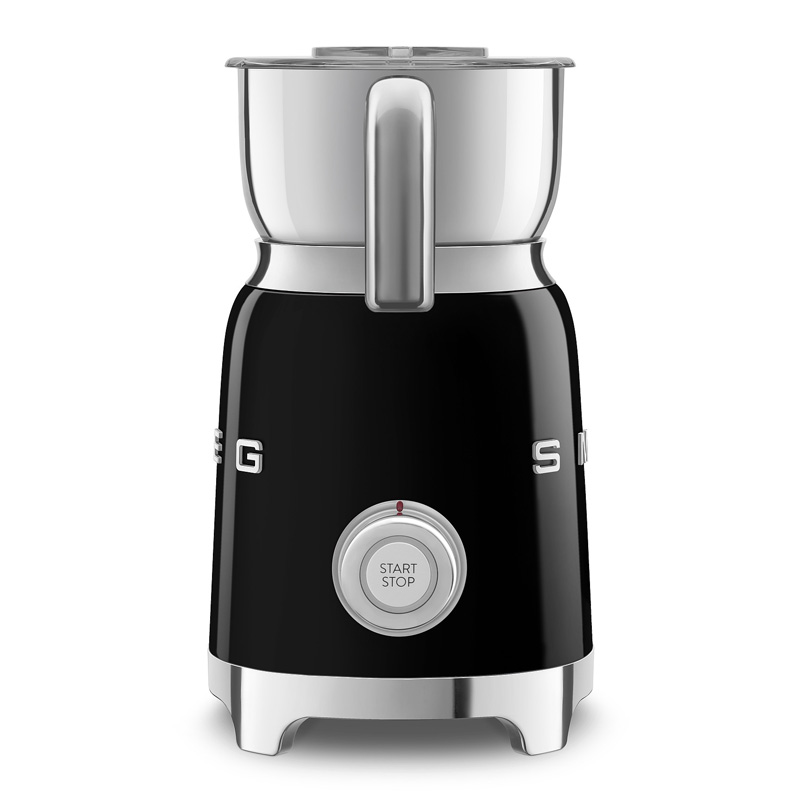 SMEG斯麦格 意大利进口电动奶泡机家用全自动冷热打奶器巧克力机MFF11（单位：台） 曜石黑