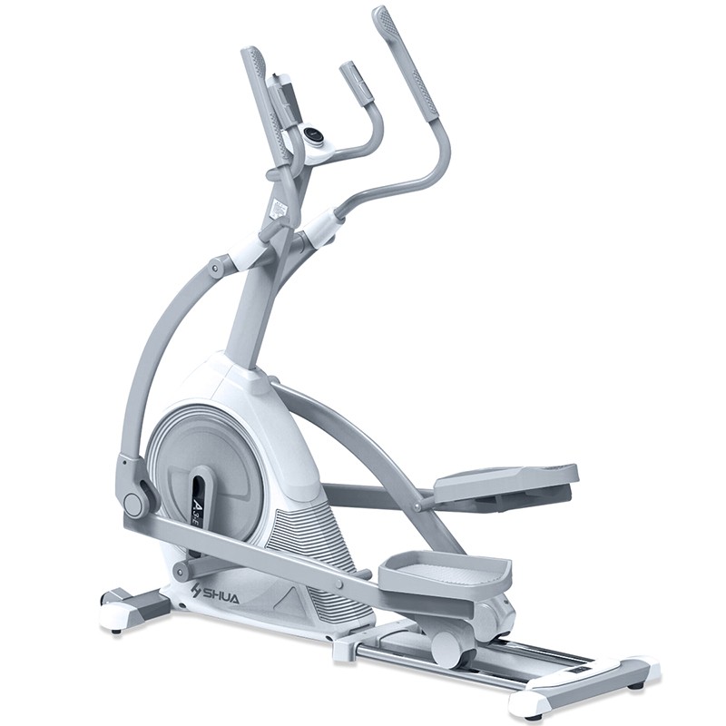舒华官方旗舰椭圆机家用静音健身器材A3-E太空漫步机电磁控踏步机椭圆仪踏步机支持华为运动健康APP 电磁控系统-15档调阻-B5001E-H1（白色）  白色  