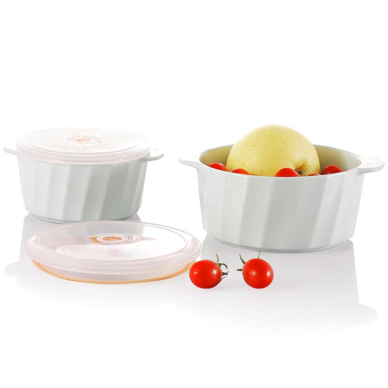 爱依瑞斯ARIS  金瓜青瓷双耳保鲜碗 2个装 AS-B02A     