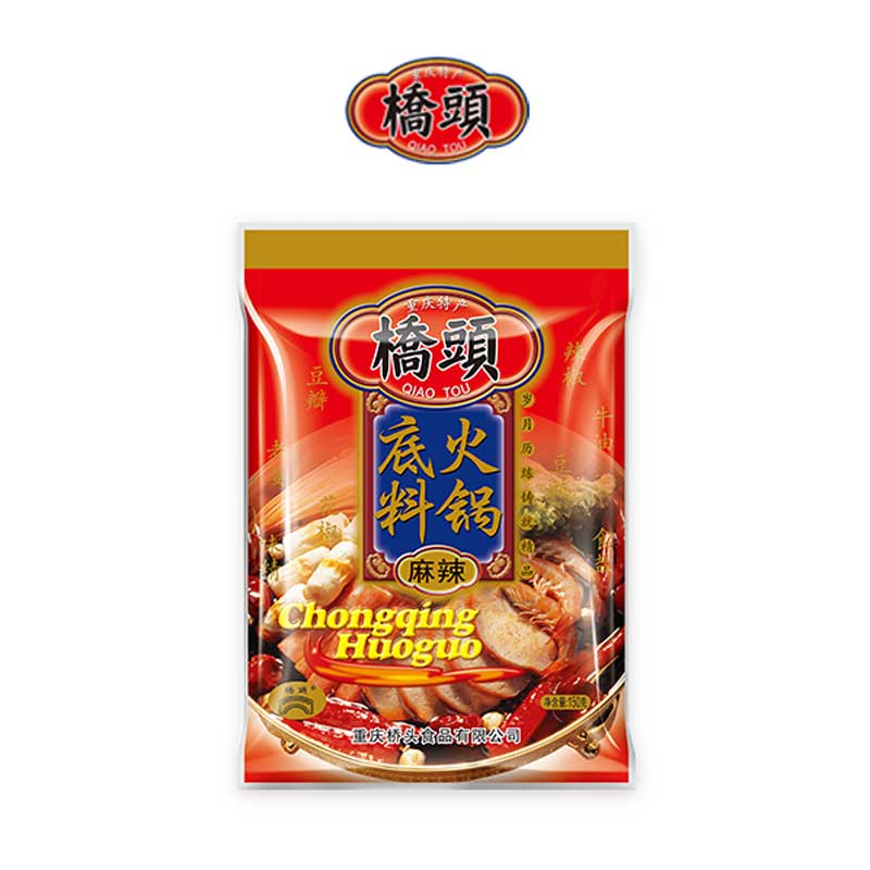 桥头150g重庆火锅底料（麻辣）（单位：袋） 红色
