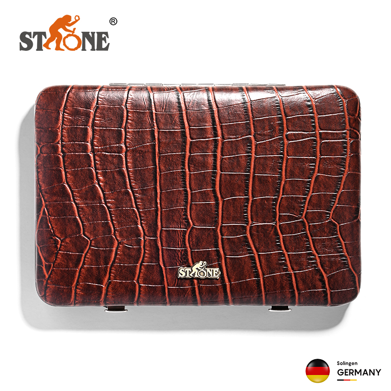 司顿鳄鱼真皮高端11件套STG2201-MA（单位：套） 棕色