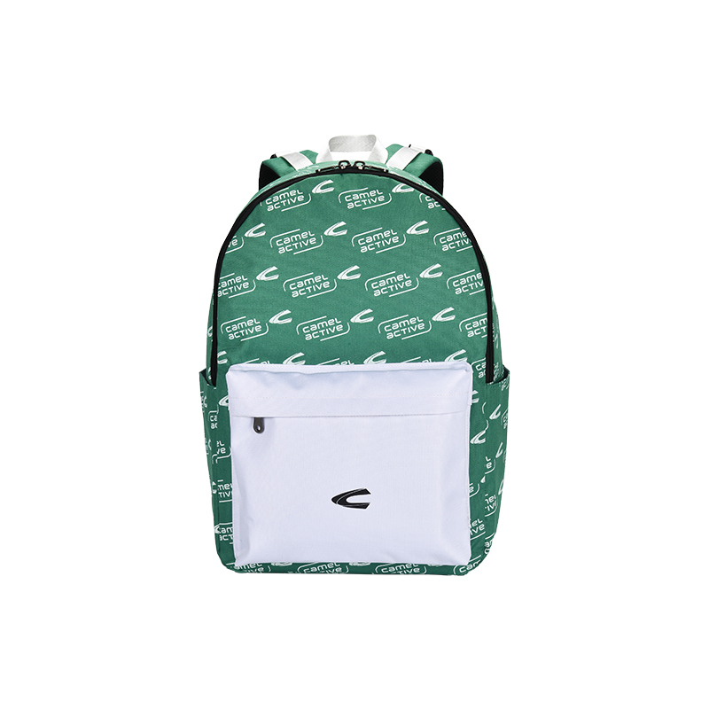 骆驼动感（camel active）巴登-印花潮酷双肩背包LTC02120  绿色  