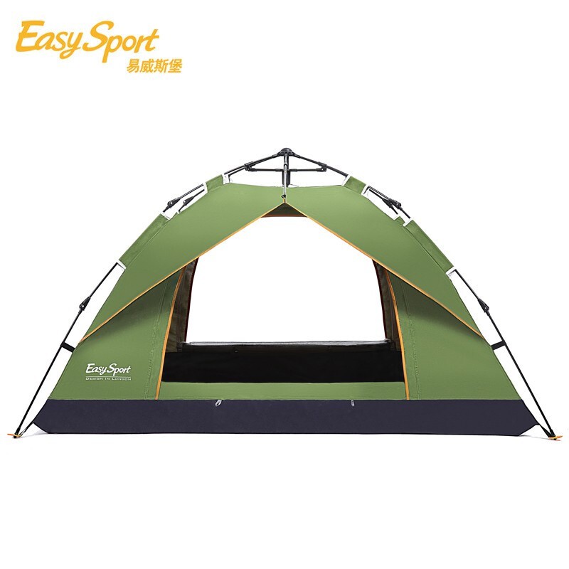 易威斯堡（EasySport）休闲帐篷 三人全自动速开帐篷 ES-TN003  军绿色  