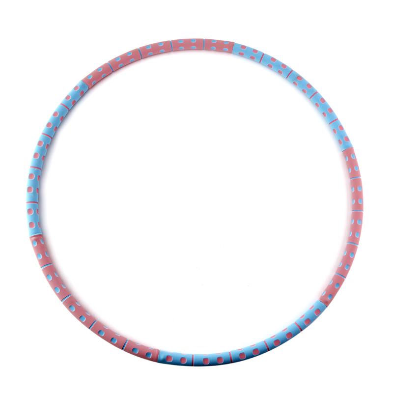 易威斯堡（easysport）可拆卸浮点按摩呼拉圏 ES-JY005 天蓝色  混色  