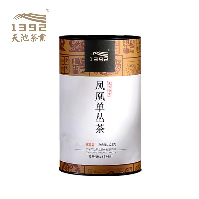 蜜兰香高山春茶 天池茶业1392凤凰单枞茶 潮州单丛茶125g 褐色