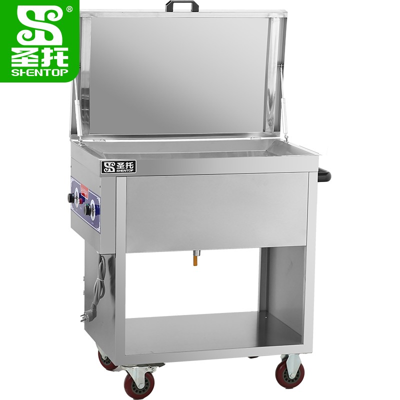 圣托（Shentop）紫外线筷子消毒车 热风循环筷子消毒机商用 大容量消毒烘干筷子机 ZTP1000-CS7  不锈钢色  