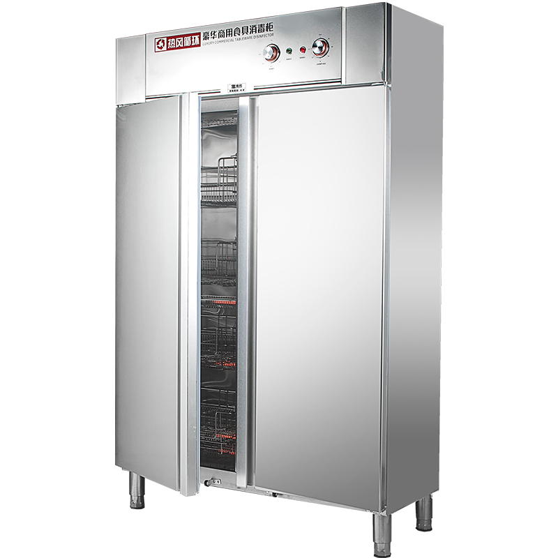 圣托（Shentop）消毒柜商用立式 酒店饭店厨房消毒碗柜 二星级食堂餐盘不锈钢 热风循环餐具高温柜 【无磁钢】4层全餐盘款RTP910-K6  不锈钢色  