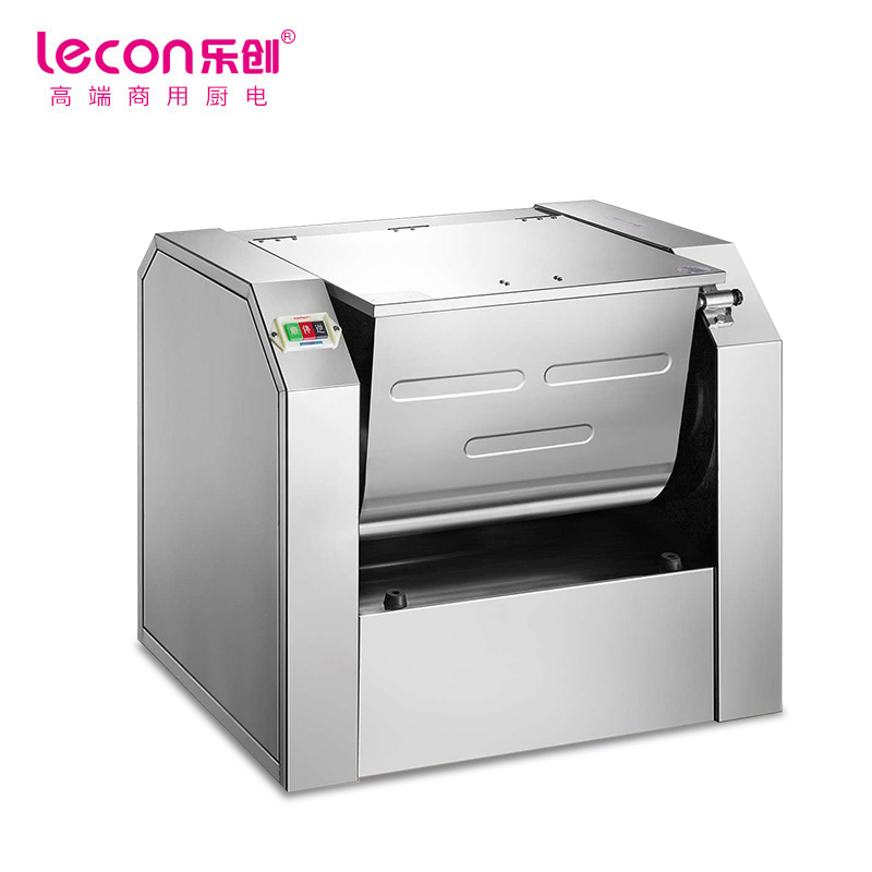 乐创(lecon) 商用和面机 不锈钢揉面机活面搅面机15KG LC-J-HJ15S  不锈钢色  