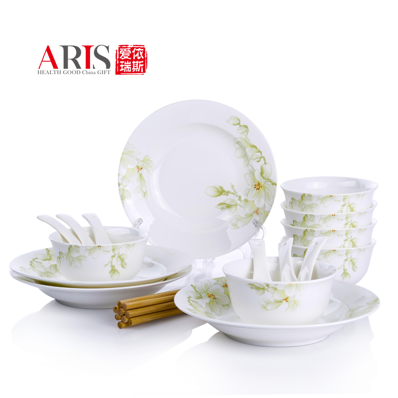 爱依瑞斯ARIS  22头陶瓷餐具组合 白玉兰 AS-D2202H     