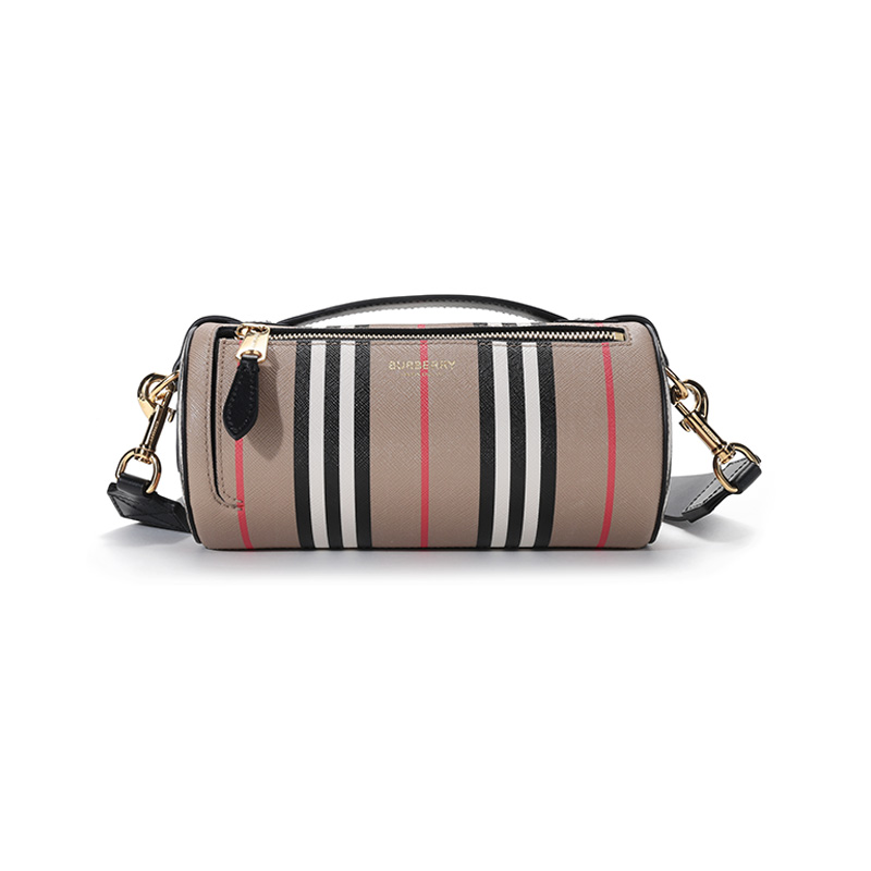 Burberry 博柏利 女款环保帆布手提单肩斜挎包 Z11100507598(单位：个） 卡其色