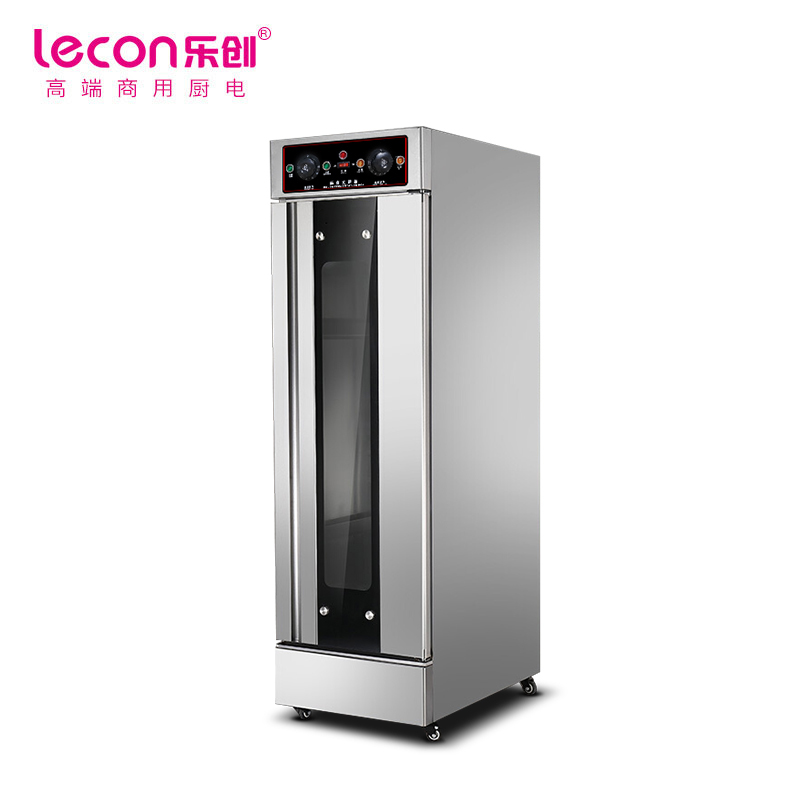 乐创(lecon) 商用发酵箱 面包馒头烘培醒发箱（带盘子）单门16盘 LC-J-FJ16单位：台 不锈钢色
