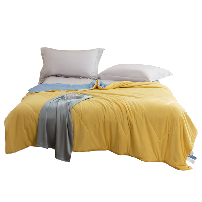 乔德家纺A类凉感冰丝夏被 JDXB220219/200*230  浅灰色  