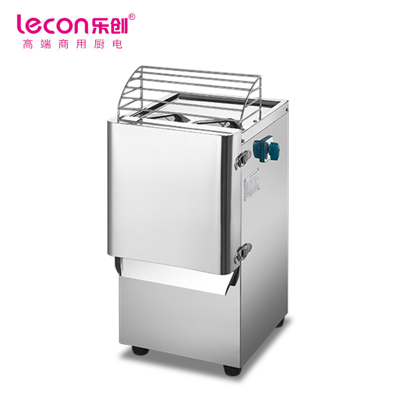 乐创(lecon) 商用瓜果切片机 刀盘300mm多功能瓜果刨丝机 LC-J-WQ30  银色  