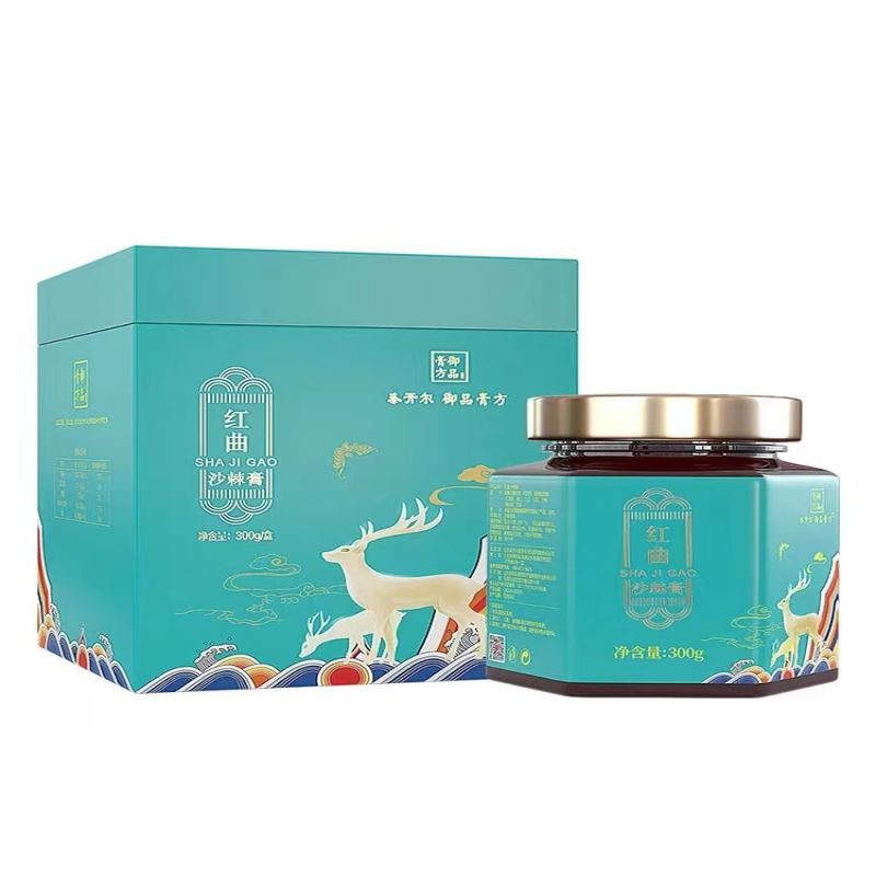 御品膏方红曲沙棘草本膏300克全国配送（港澳台，新疆、上海等疫情地区除外）（单位：盒） 蓝色