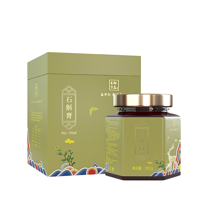 御品膏方石斛草本膏300克全国配送（港澳台，新疆、上海等疫情地区除外） 黄色