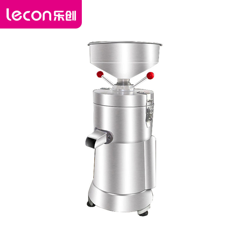 乐创（lecon）商用磨浆机商用全自动渣浆分离现磨豆腐脑机125型 LC-J-MJ125（单位：台） 银色