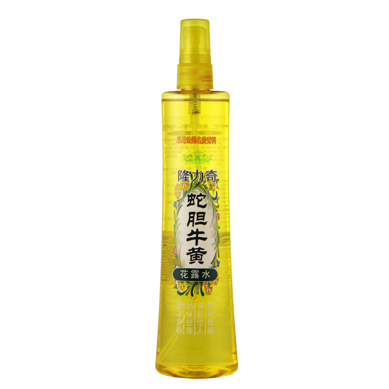 隆力奇蛇胆牛黄花露水195ml*3瓶  鹅仔黄  