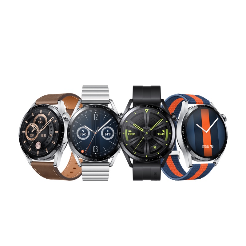HUAWEI WATCH 3智能手表 运动智能手表 活力款 鸿蒙HarmonyOS eSIM独立通话强劲续航心脏与呼吸健康  黑色  