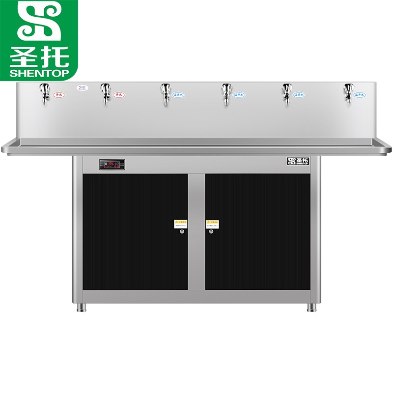 圣托（Shentop）开水机商用 电热开水器 医院烧水器带过滤 工厂用饮水机 车站大型直饮机 STK-K6  不锈钢色  