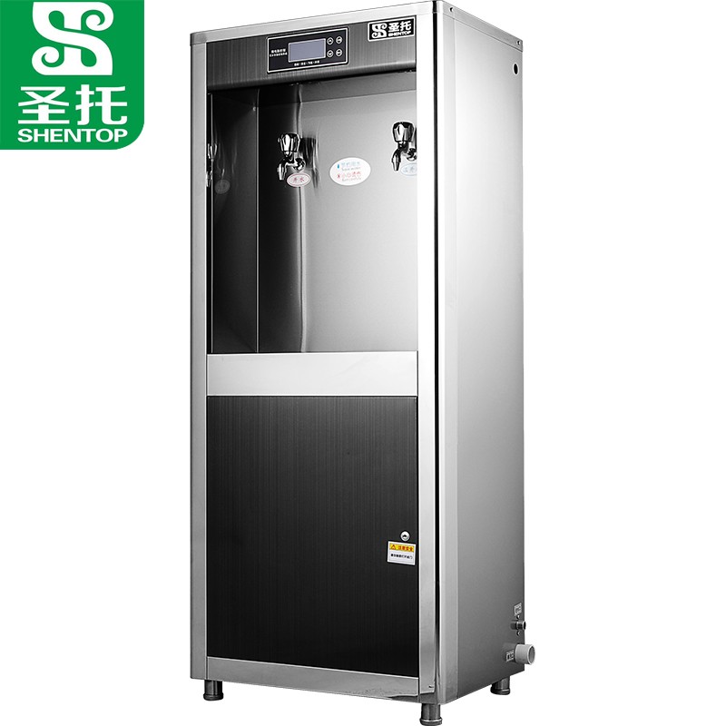圣托（Shentop）直饮机商用净化水开水器 全自动办公室饮水机 一开一温直饮水机公司用 STK-A2  不锈钢色  