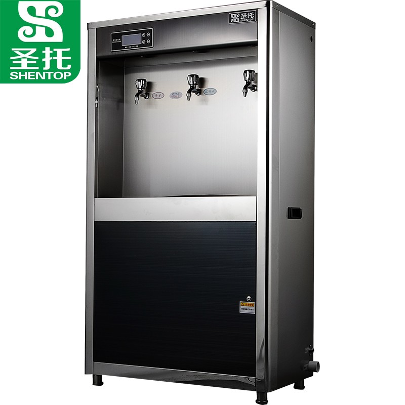 圣托（Shentop）办公室净化水开水器商用 学校医院工厂冷热饮水机 商务节能直饮水开水机 STK-A3  不锈钢色  