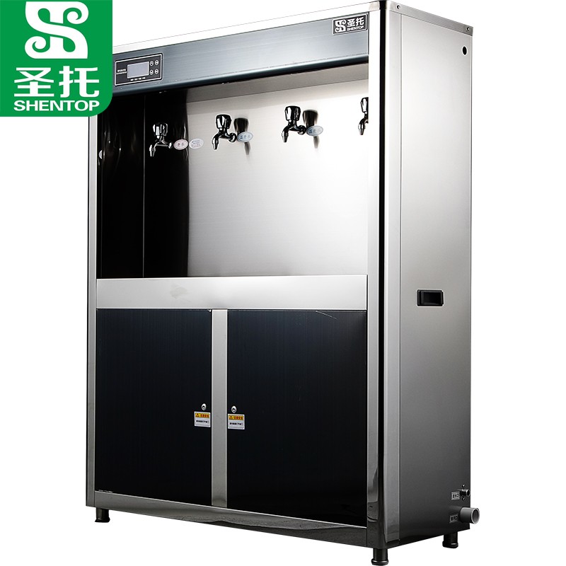 圣托（Shentop）全自动开水器一开三温 不锈钢办公室烧水开水机 商用净水器直饮机大型 STK-A4  不锈钢色  