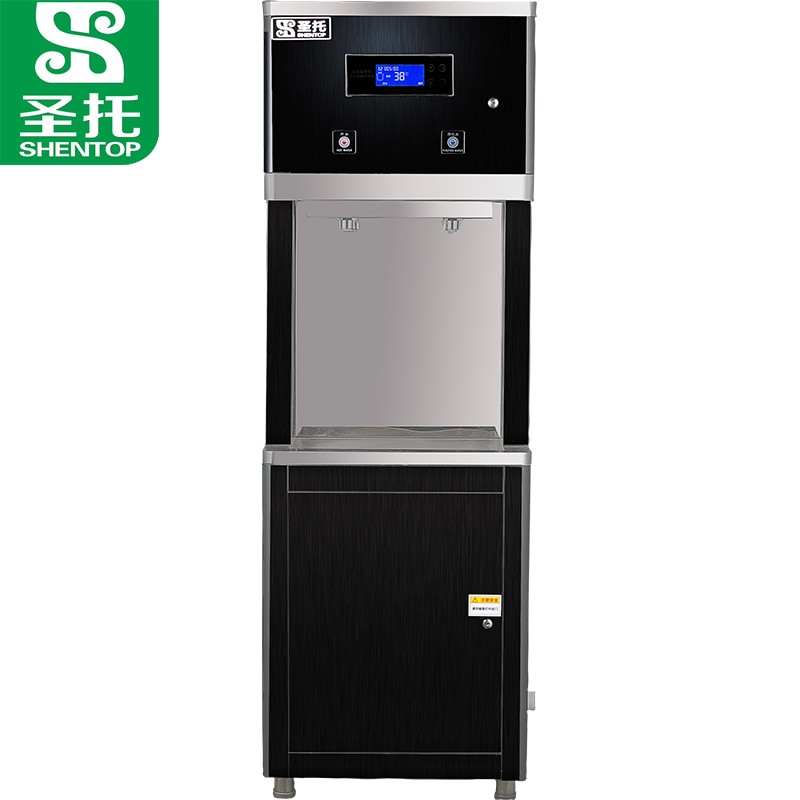 圣托（Shentop）全自动电热开水器过滤开水机 不锈钢烧水器商用大容量 商务节能直饮水机 STK-L30  黑色  