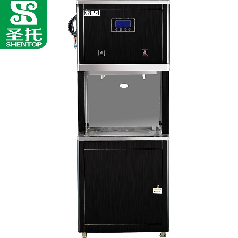 圣托（Shentop）学校大容量过滤开水器 工厂饭堂用热水饮水机 步进式开水机商用直饮水机 STK-L60  黑色  