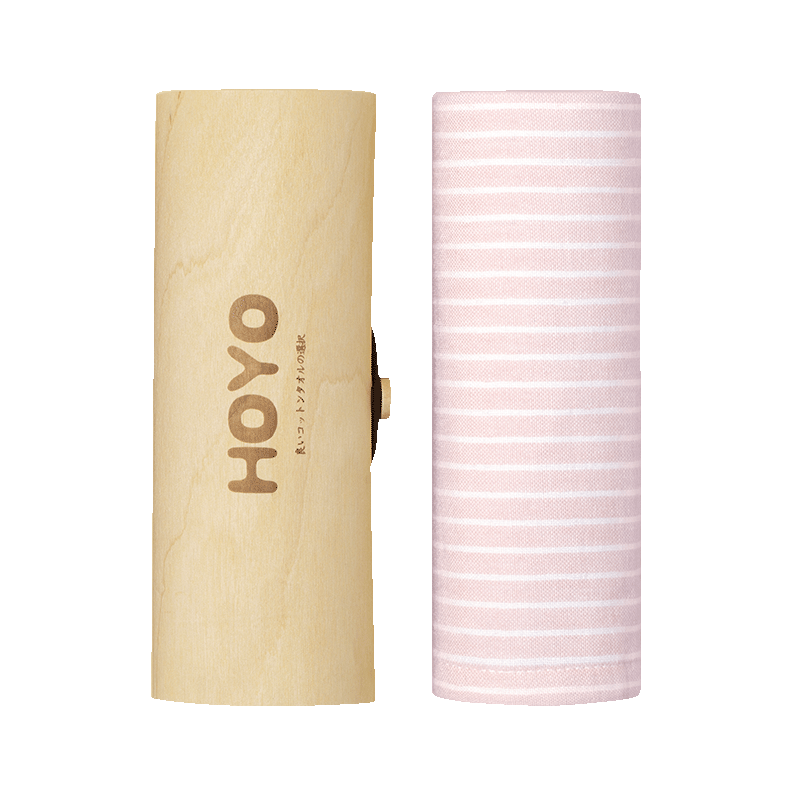 HOYO 素颜木质礼盒单条毛巾 7291 粉1593 粉色