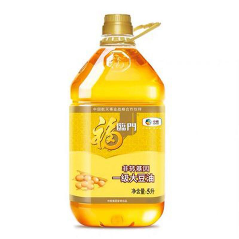 福临门非转基因一级大豆油5L  黄色  