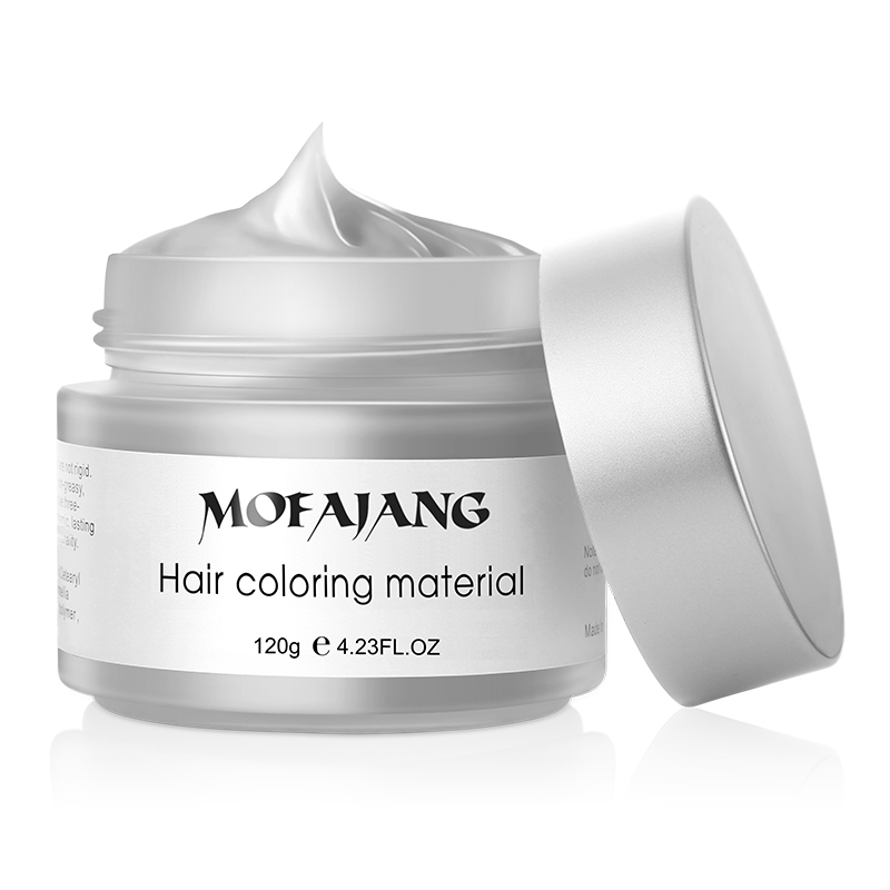 三个魔发匠造型发蜡造型发泥定型彩色发蜡120g  奶奶灰120g  